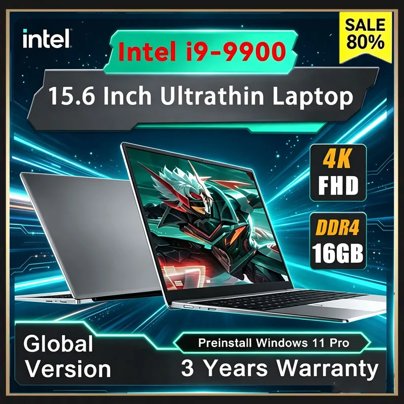 Pc Gaming Intel - حاسوب محمول للألعاب 2026 بنظام ويندوز