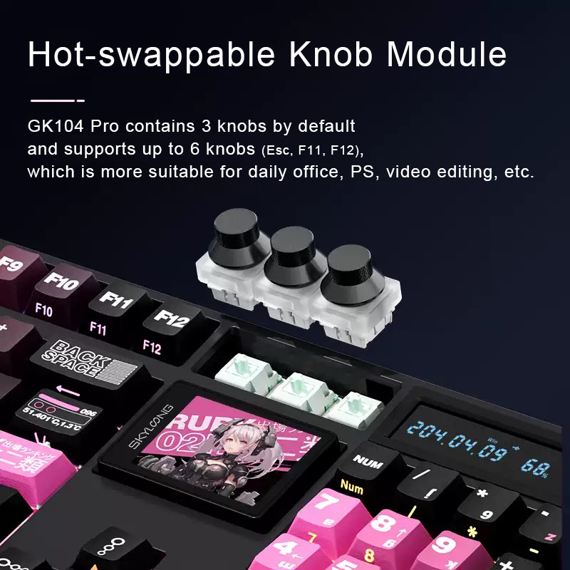 لوحة مفاتيح ميكانيكية SKYLOONG - مراجعة Pc Gaming Fullset وسعره