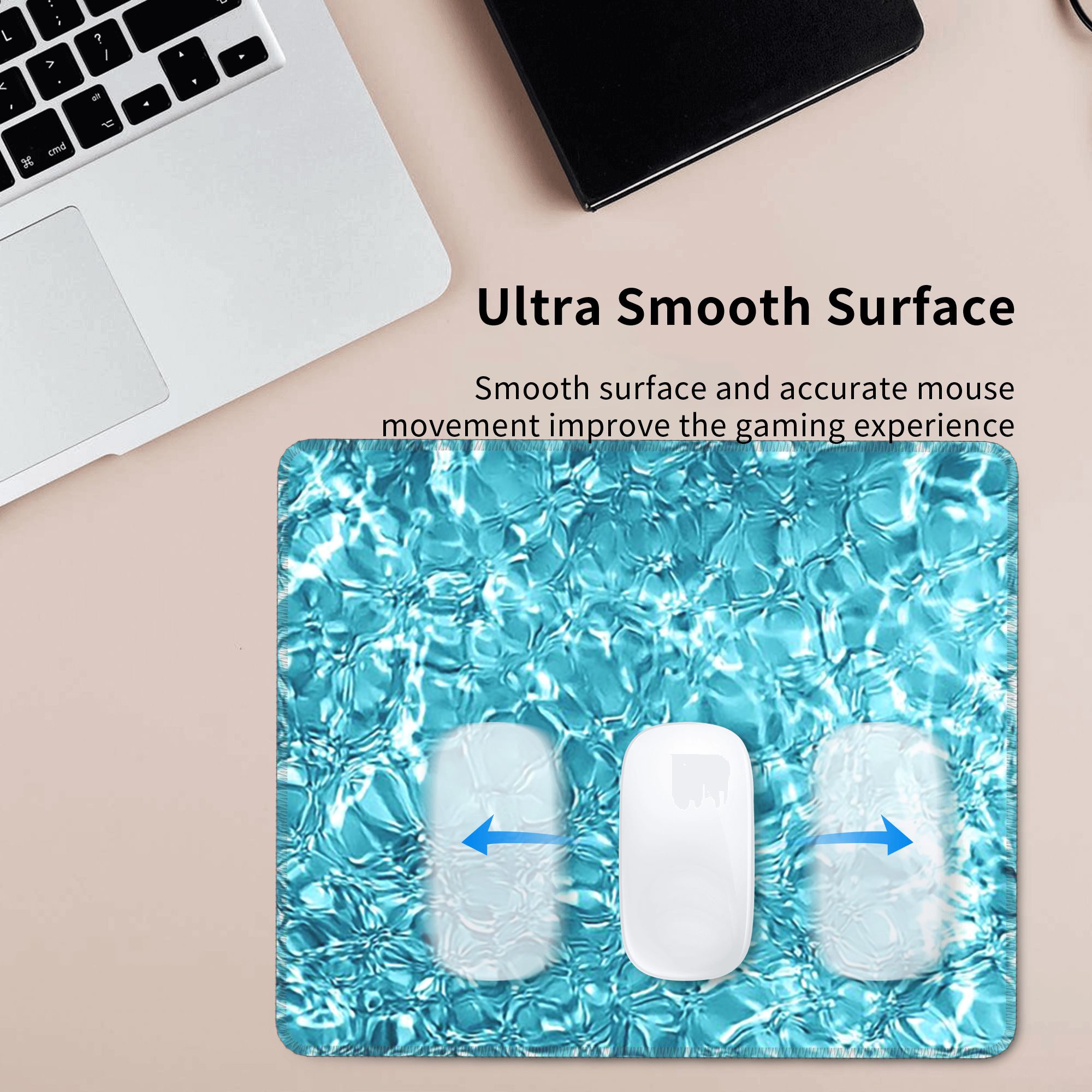 لوحة ماوس بنمط تموجات الماء ال - مراجعة Pc Gaming Liquid وسعره