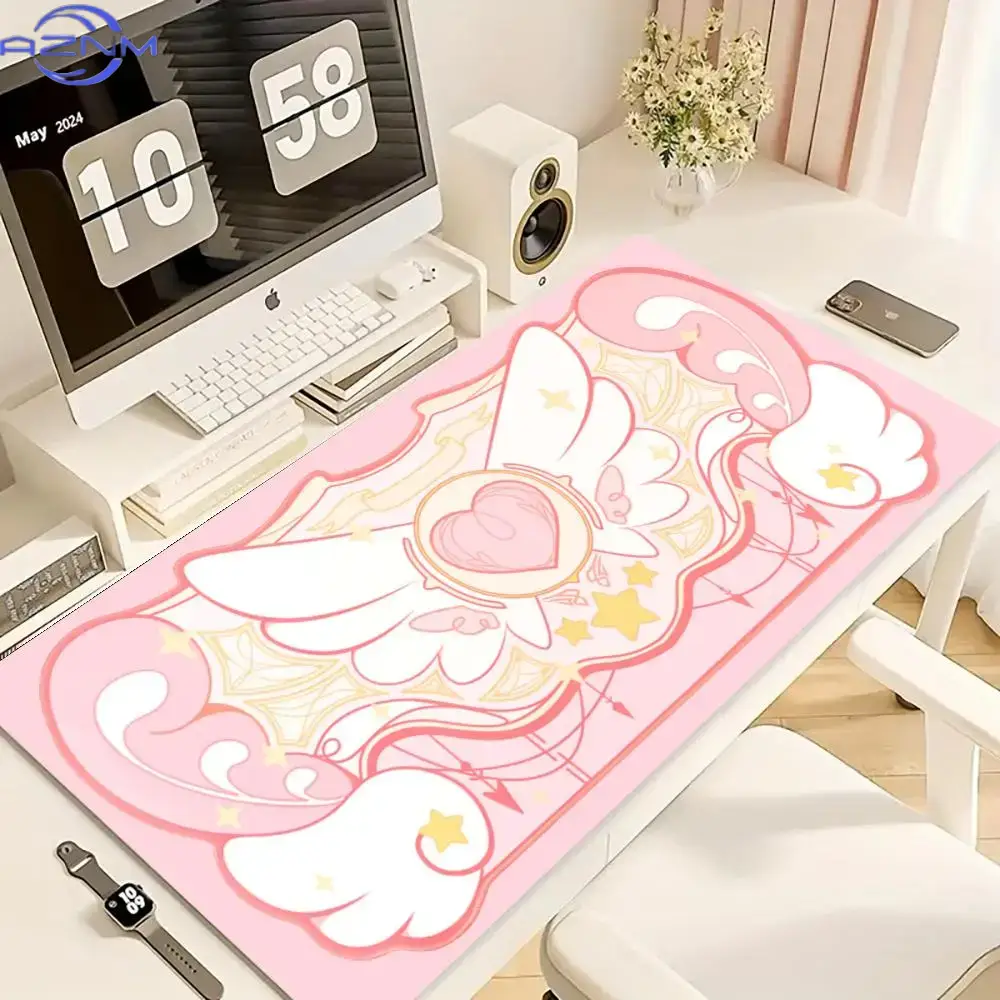 وسادة فأرة كبيرة بنمط ساحر ورد - مراجعة Pc Gaming Pink وسعره